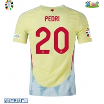 Spania Pedri Gonzalez #20 Bortedrakt EM 2024 Kortermet